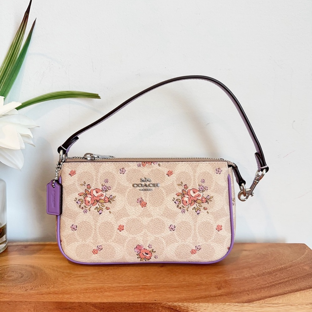 NWT Coach Nolita‎ 19 In Signature Canvas With Floral Print